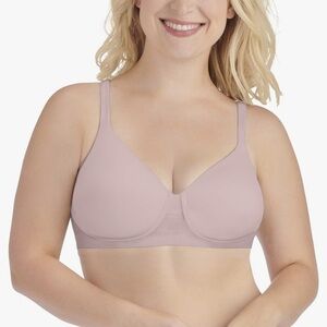 VANITY FAIR BREATHABLE LUXE FULL FIGURE BRA - ROSE SIZE 44DD (NEW WITH TAGS)